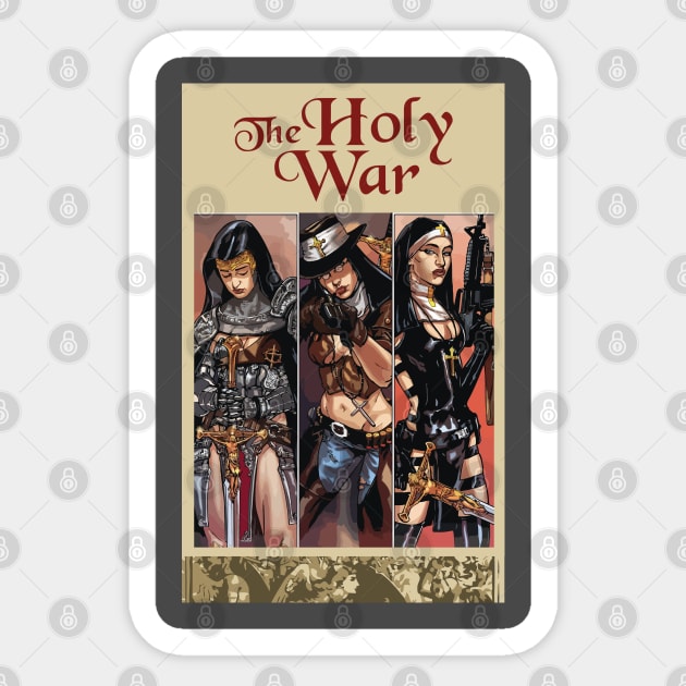 Holy War is coming prepare halo bearer - OG Sticker by whatyouareisbeautiful